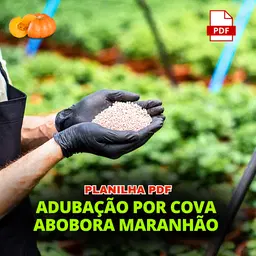 PLANILHA ADUBAÇÃO POR COVA ABOBORA MARANHAO