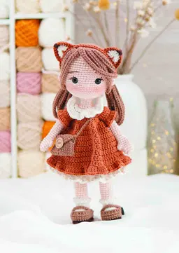 Receita Boneca Mia Amigurumi