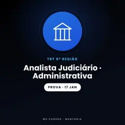 Mentoria - TRT8 - Analista Administrativo