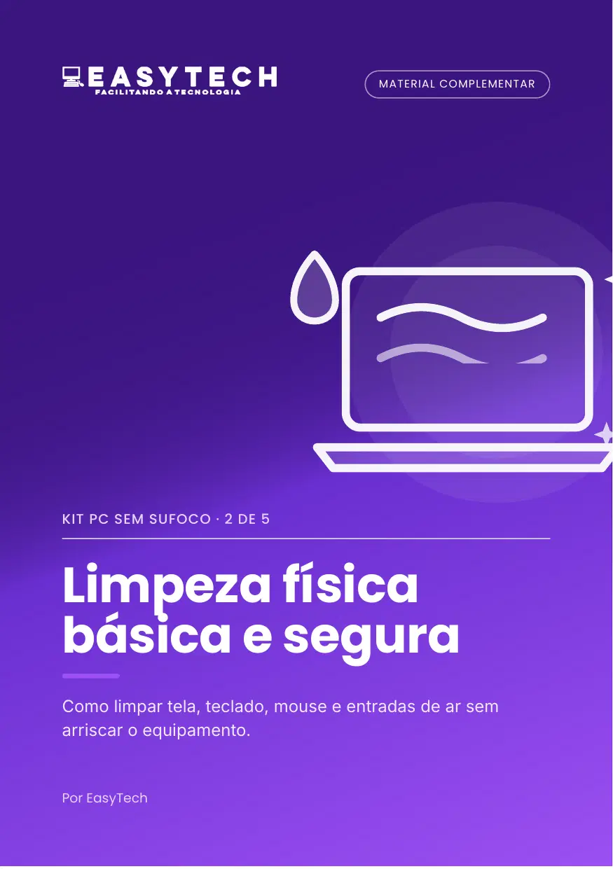 Limpeza física básica e segura (guia em PDF)