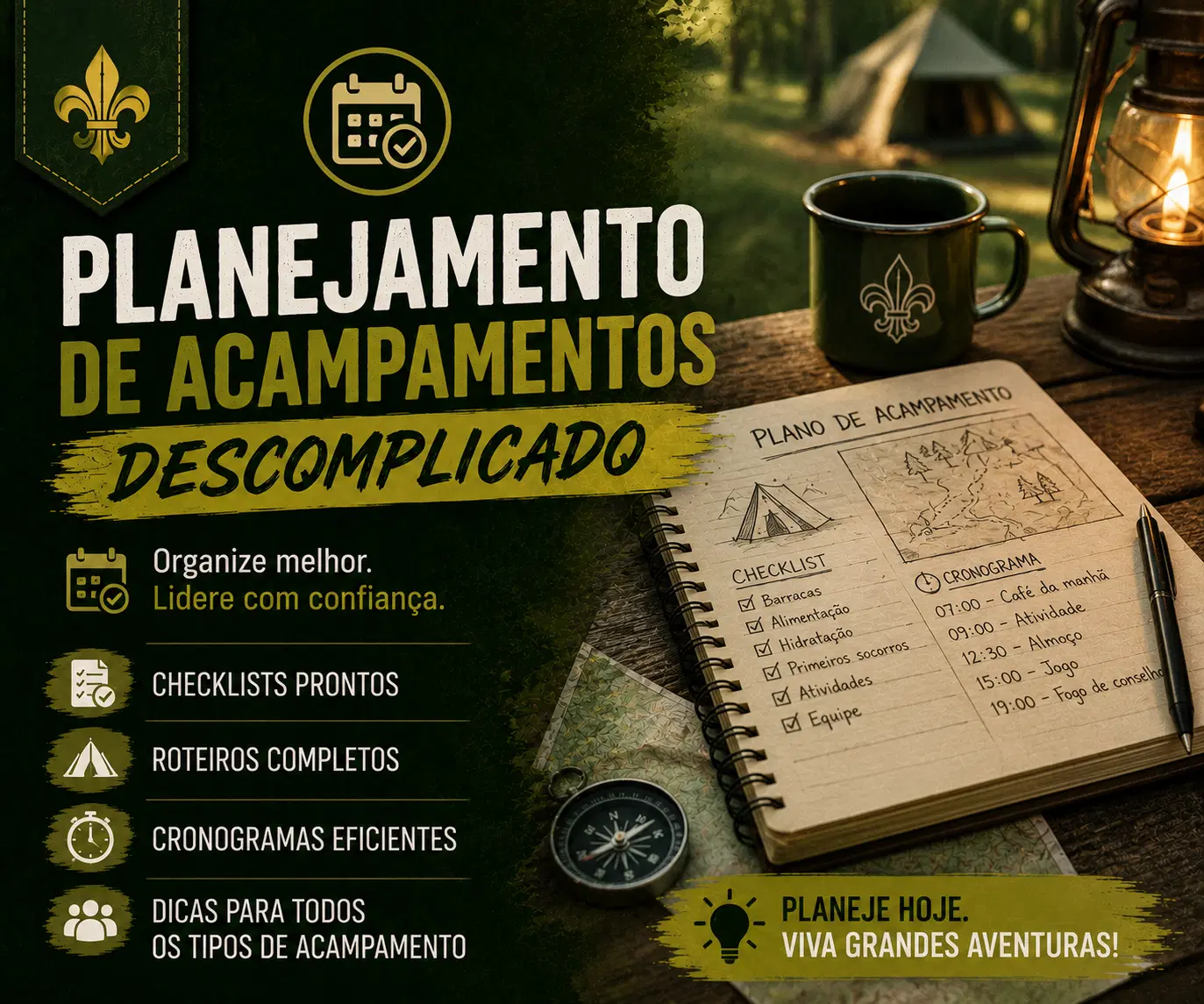 📆 Planejamento Escoteiro Pronto
