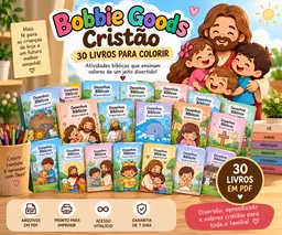 30 Livros com tema Cristão para Colorir