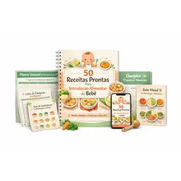 Kit 50 Receitas Para Introdução Alimentar do Seu Bebê