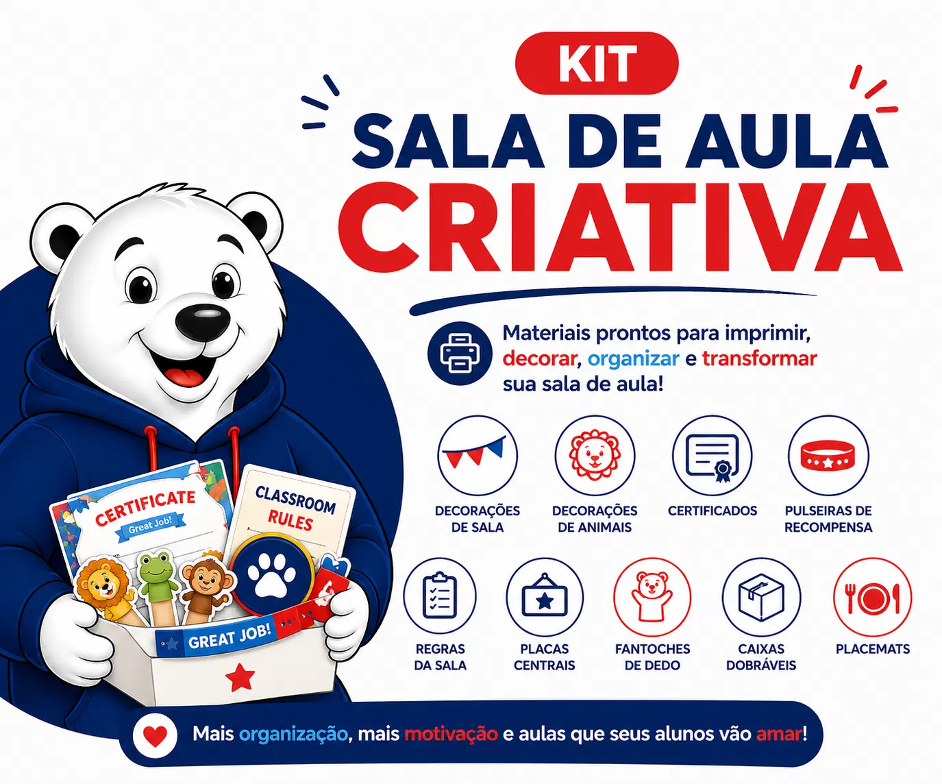 Kit Sala de Aula Criativa