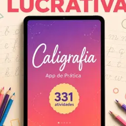 Kit Caligrafia Lucrativa