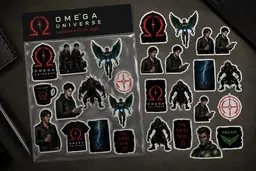Omega Universe Premium Sticker Pack