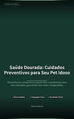 Saúde Dourada: Cuidados Preventivos para Seu Pet Idoso