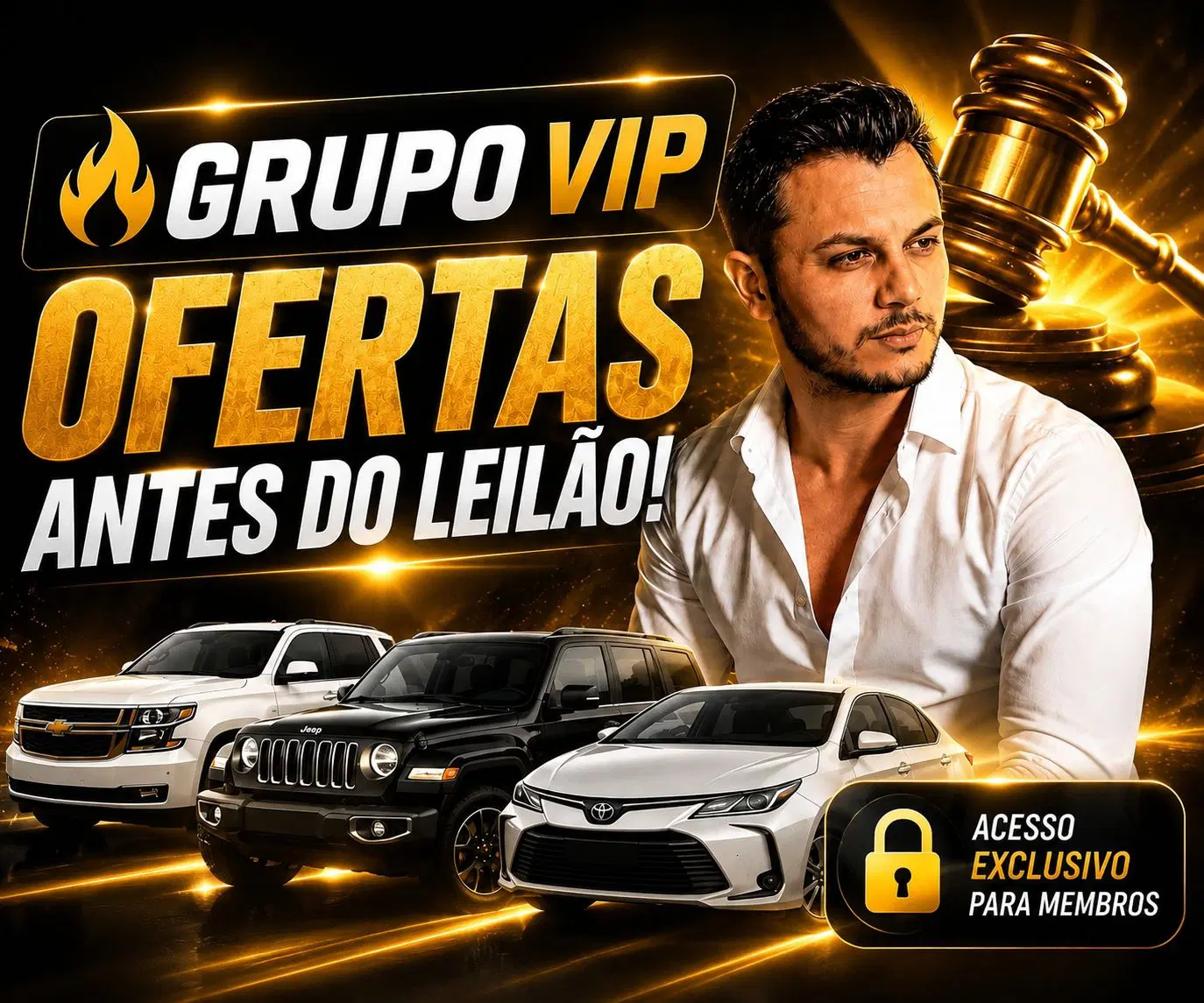 📲 GRUPO VIP - OFERTAS -  VEÍCULOS -  ANTES DO LEILÃO.