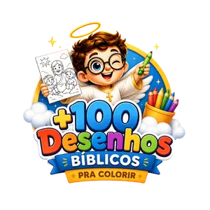 +100 Desenhos Bíblicos pra Colorir