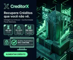 CreditorX | Do Imposto ao Lucro | Saldo Credor | Plano Trimestral