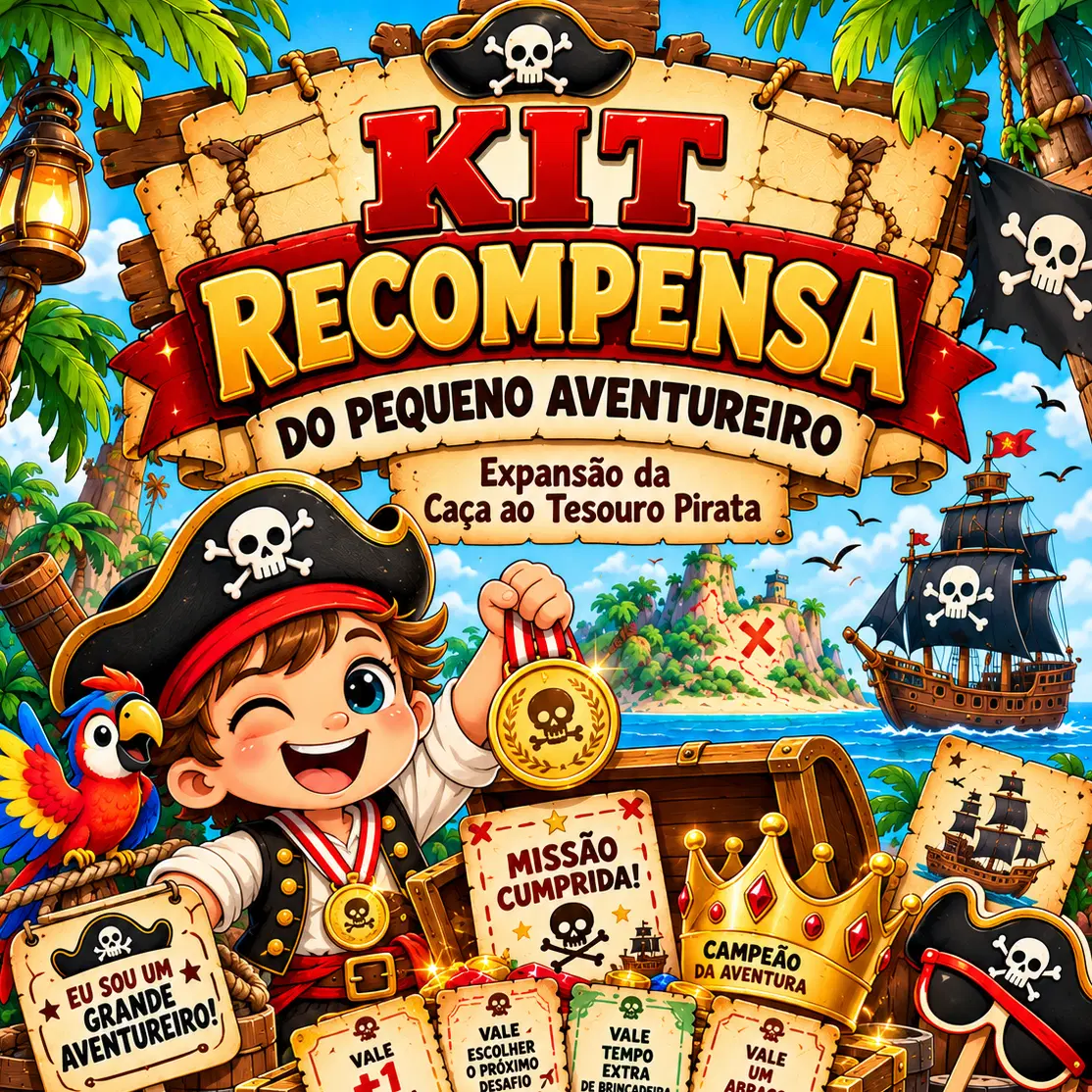 Kit Recompensa do Pequeno Aventureiro