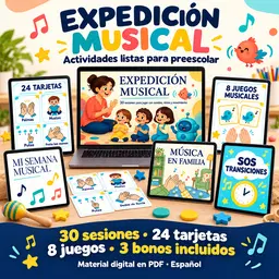 Expedición Musical — Kit de Actividades para Niños de 3 a 6 Años