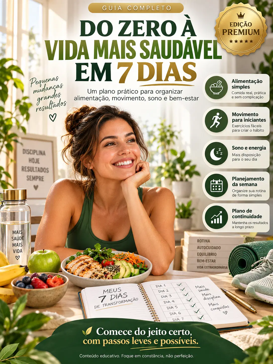 vida saudavel em 7 dias