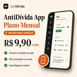 AntiDívida App — Plano Mensal