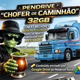 Pendrive Chofer de Caminhão