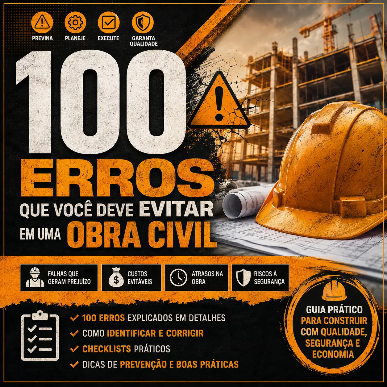 🦺 100 Erros que Você Deve Evitar em uma Obra Civil