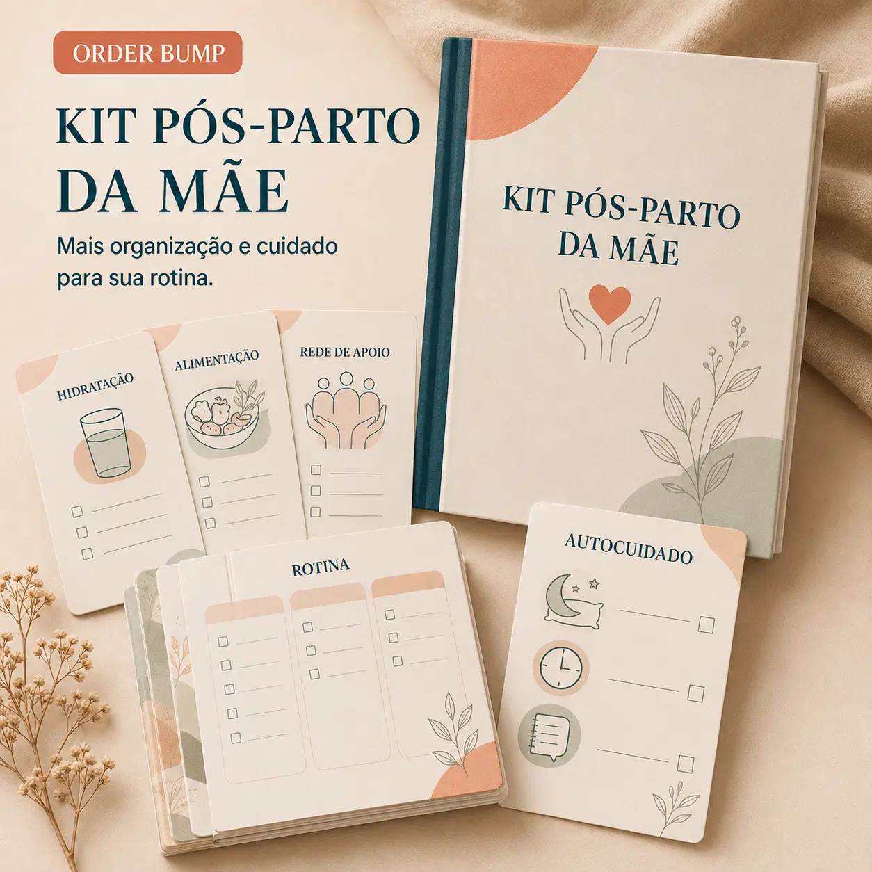 Kit Pós-Parto da Mãe -  Organização e Autocuidado