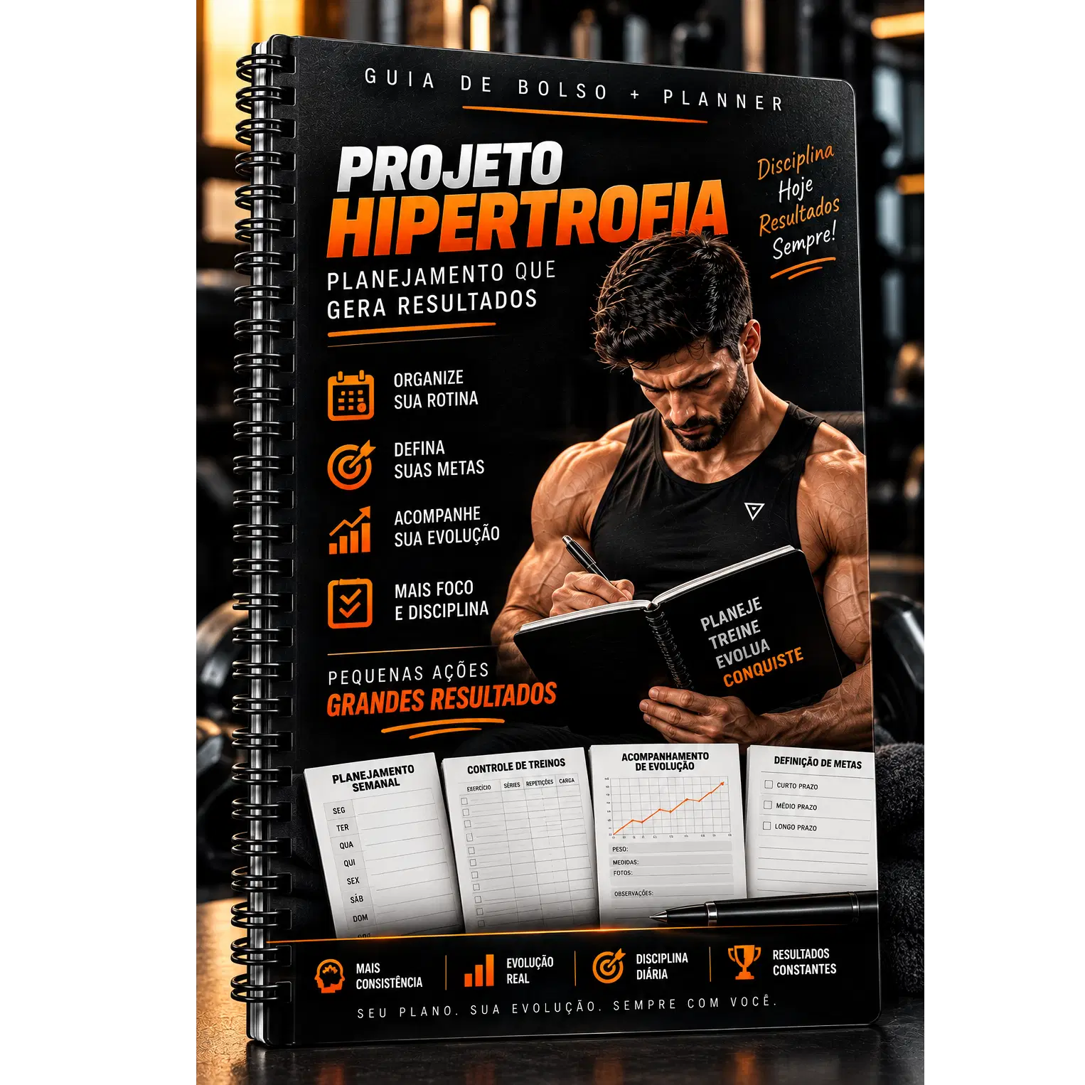 GUIA DE BOLSO + PLANNER — PROJETO HIPERTROFIA