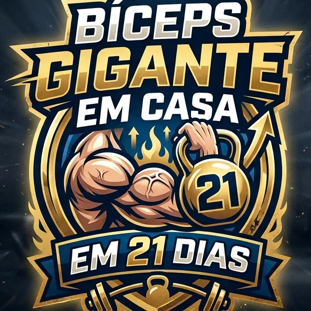 biceps gigante em casa em 21 dias