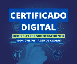Certificado Digital A1 - 100% Online Por Videoconferência