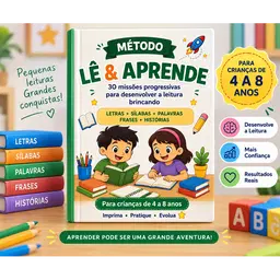 Metódo Lê & Aprende - Premium + 4 Bônus