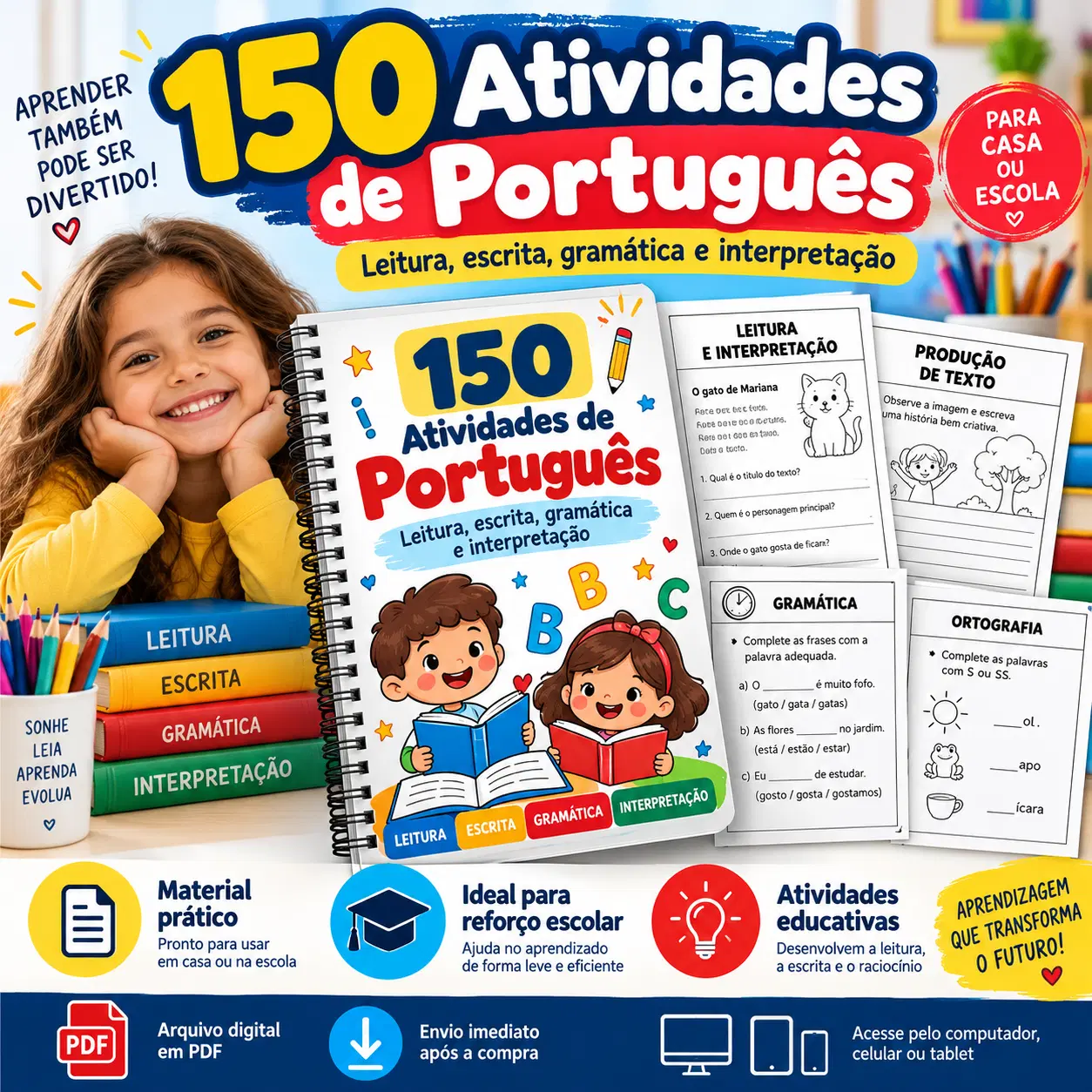 +150 Atividades de Português