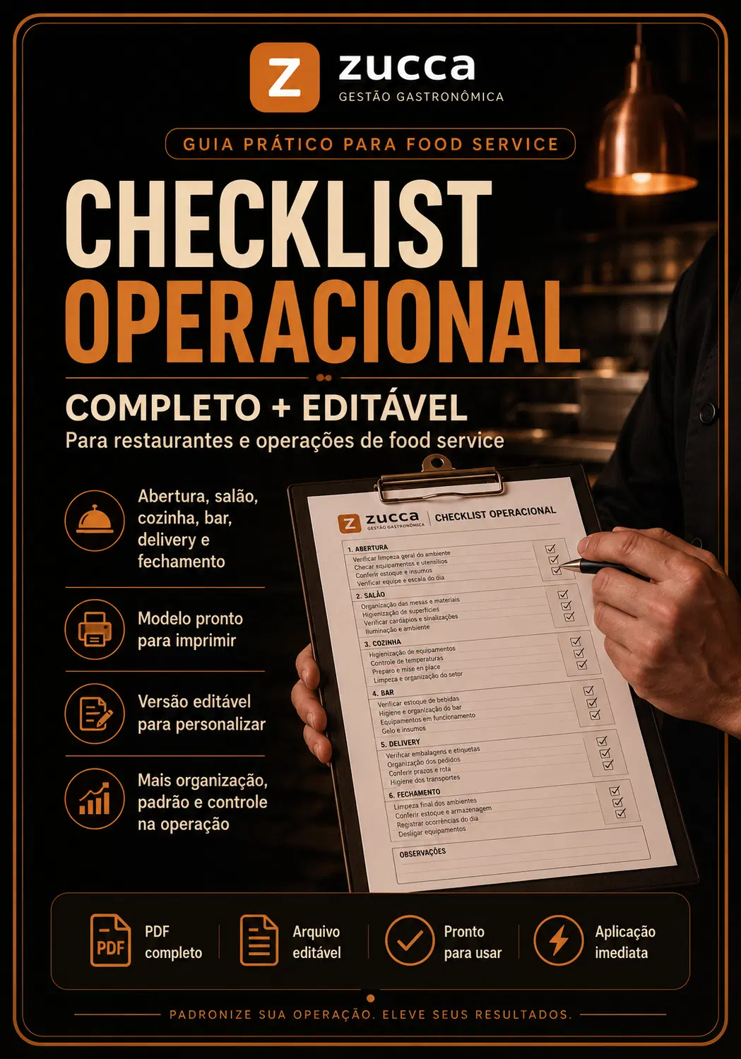 Checklist Operacional Completo + Editável