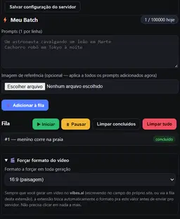 Extensão Vibaes 16:9