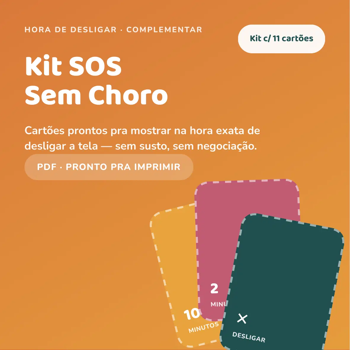 Kit SOS Sem Choro