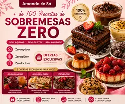 +100 Receitas de Sobremesas Zero
