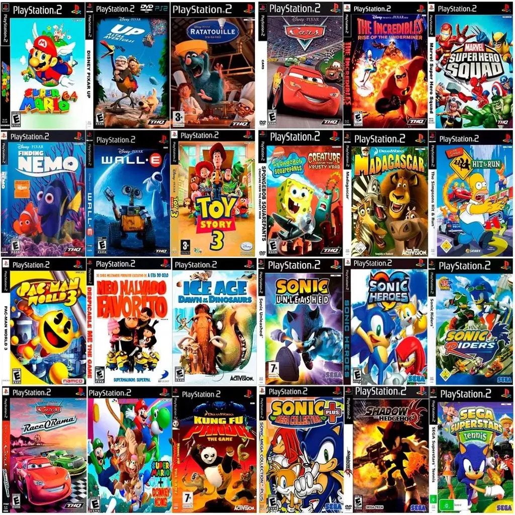 Adicione agora a coleção completa de Jogos de PlayStation 2! 🔥