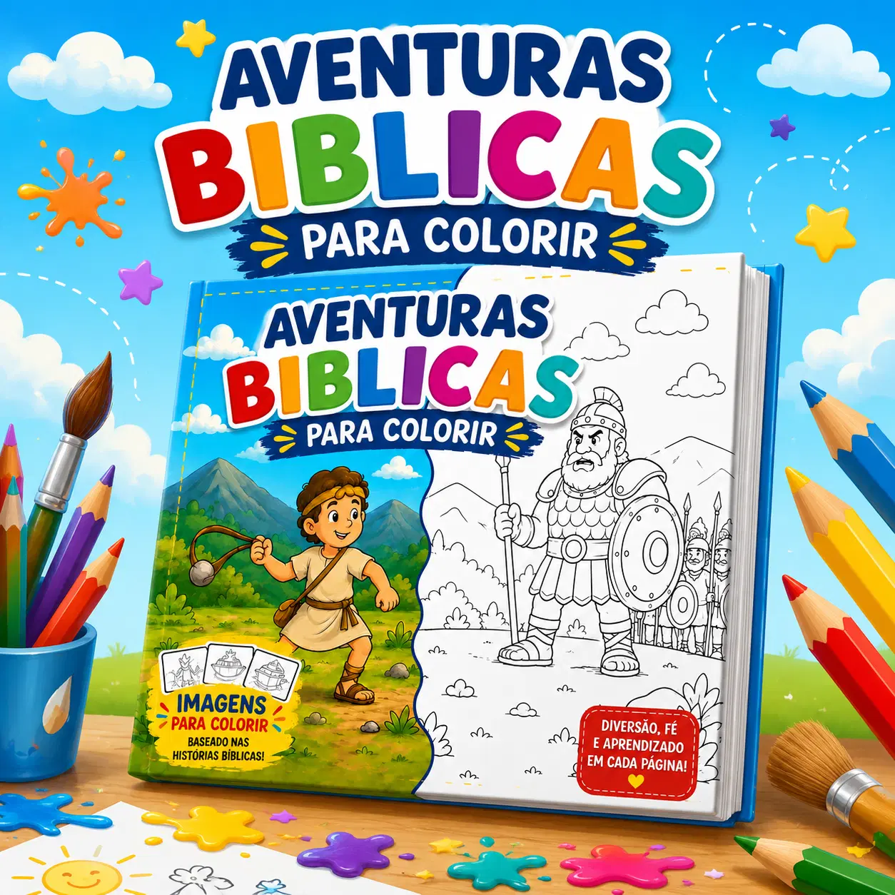 Aventuras Bíblicas para Colorir