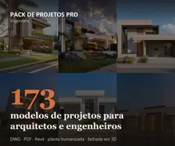 Pack de Projetos PRO — 173 projetos para arquitetos e engenheiros