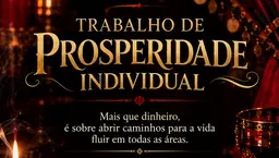 TRABALHO DE PROSPERIDADE - INDIVIDUAL