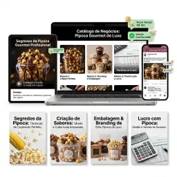 Pipoca Balde Gourmet