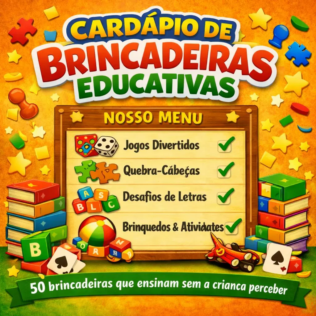 Cardápio de Brincadeiras Educativas