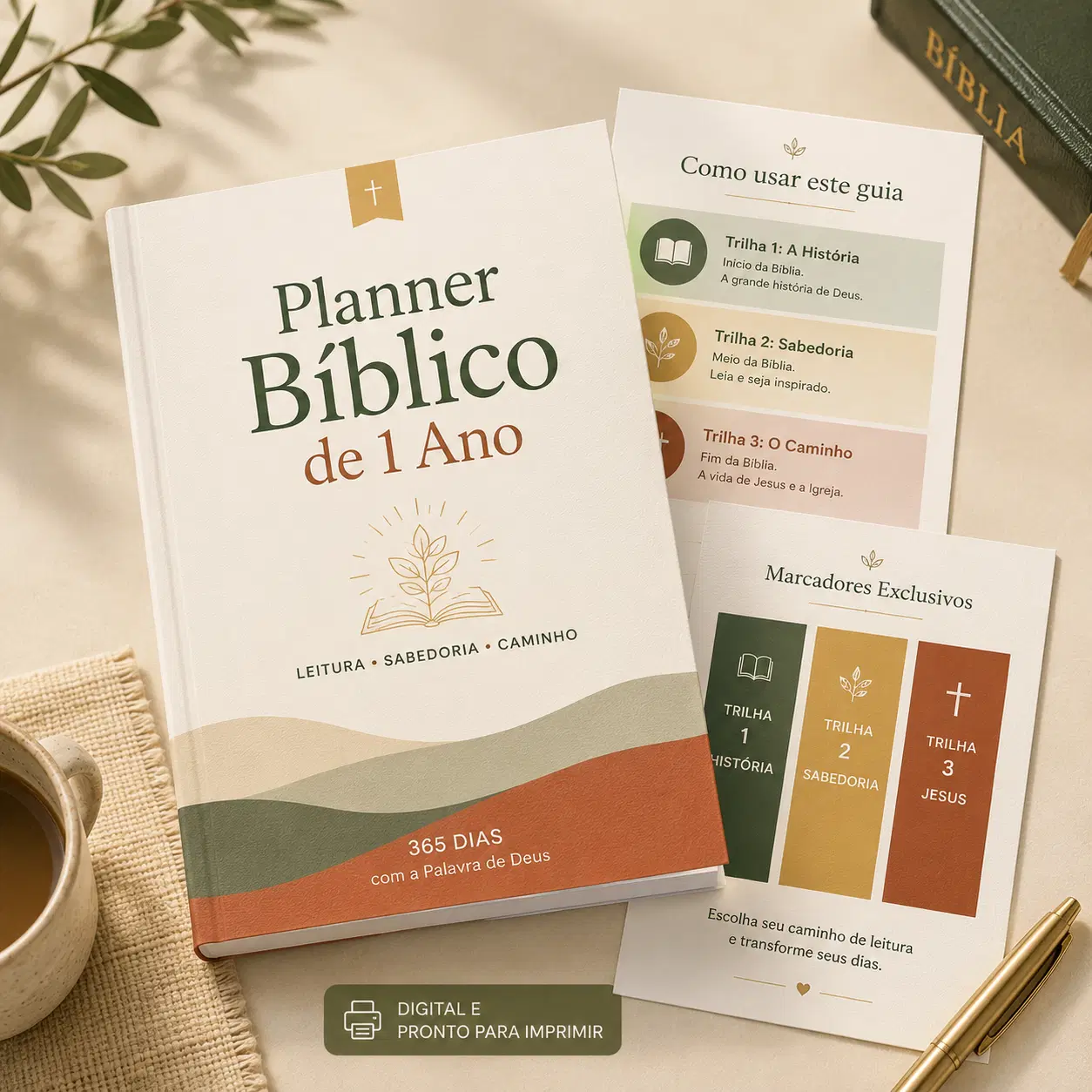Planner Bíblico De 1 Ano
