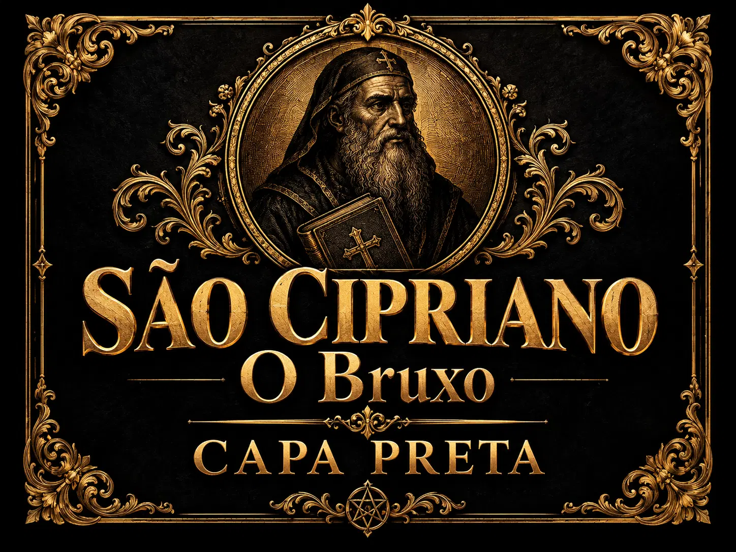 SÃO CIPRIANO — O BRUXO — CAPA PRETA