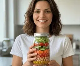 60 Receitas de Saladas no Pote + Molhos Irresistíveis