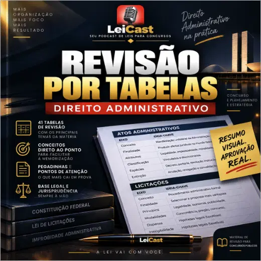 Caderno de Revisão por Tabelas — Administrativo