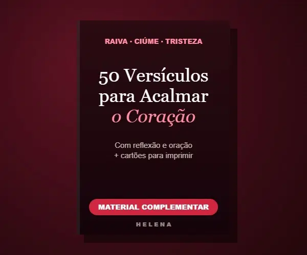 50 Versículos para Acalmar o Coração