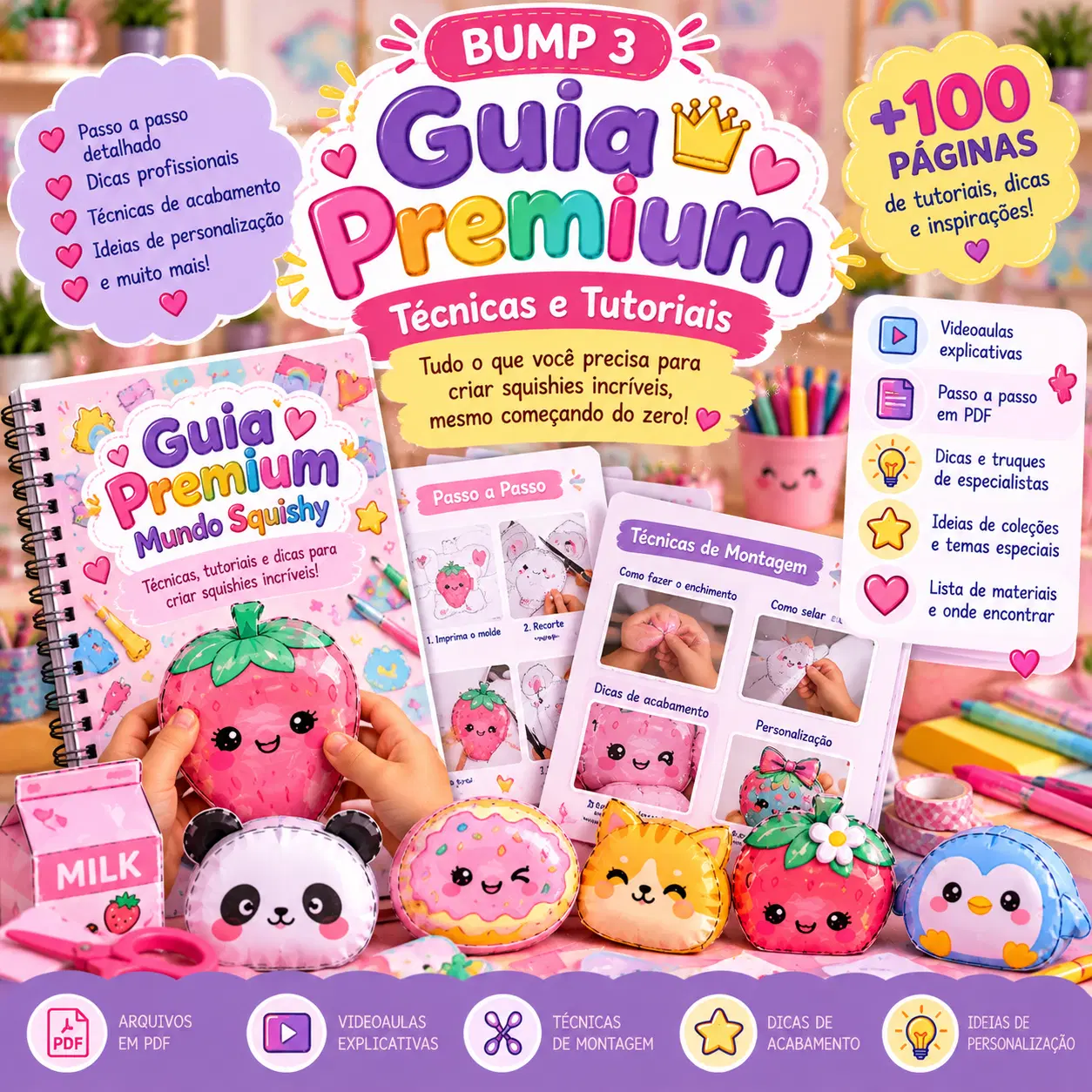 📖 Guia Premium — Montagem e Acabamento