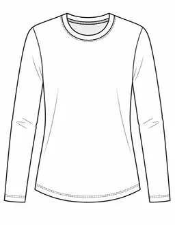 Camiseta de manga comprida