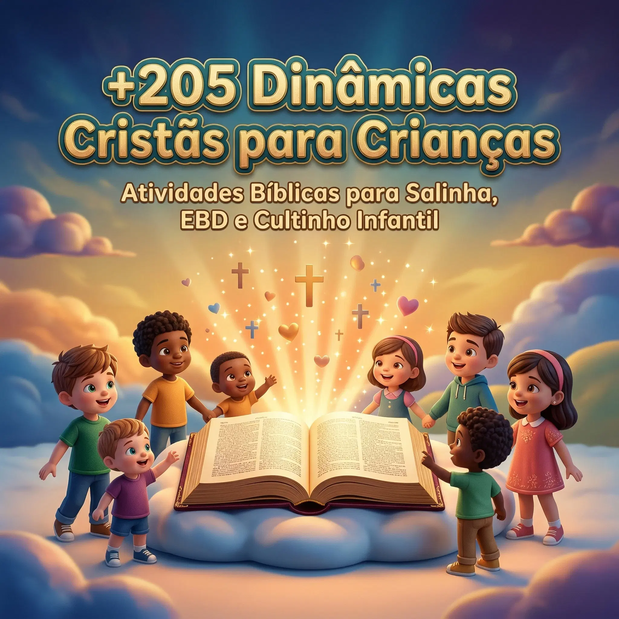 +205 Dinâmicas Bíblicas para Crianças