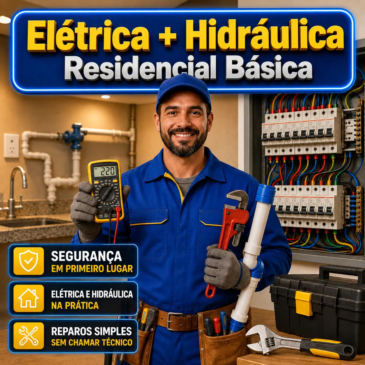 Elétrica Residencial + Encanador Residencial