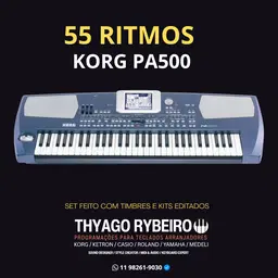 SET PA500 – 55 RITMOS - By Thyago Rybeiro