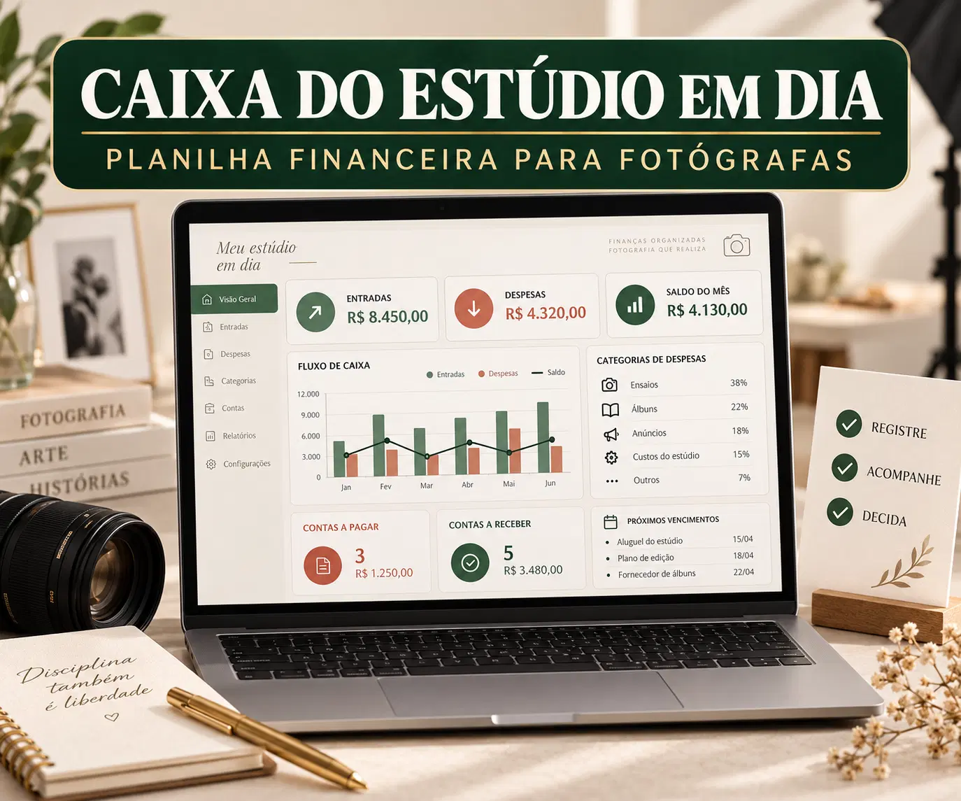 Caixa do Estúdio em Dia