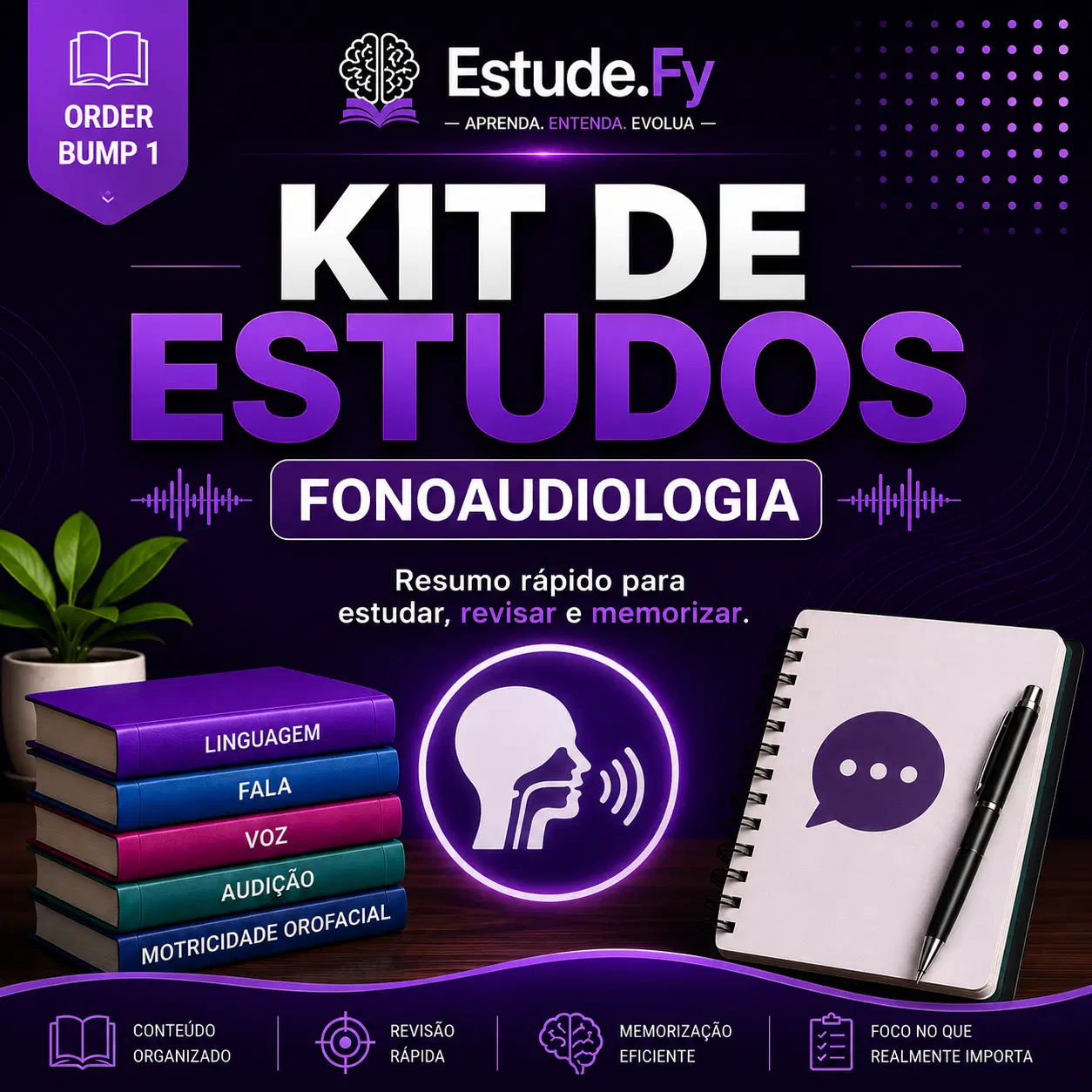 KIT DE ESTUDOS — FONOAUDIOLOGIA