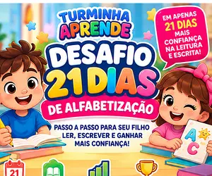 Desafio 21 Dias de Alfabetização