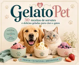 GelatoPet — 30 Receitas de Sorvetes e Delícias Geladas para Cães e Gatos